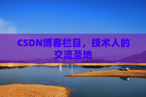 CSDN博客栏目，技术人的交流圣地
